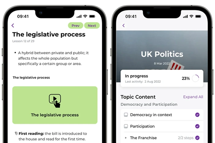 Study Politics Mobile App Teaser